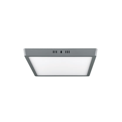 Luminario LED plafón 24W 6500K, cuadrado, gris, VOLTECK | PLA-221L | 47449