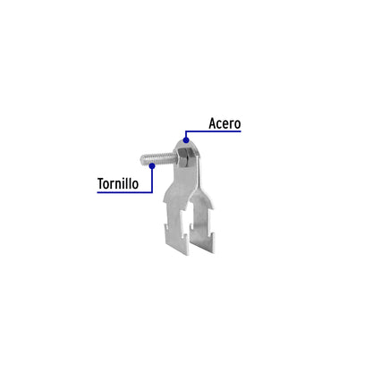 Abrazadera para perfil monocanal de 1/2 ', VOLTECK | PU-1/2A | 47488