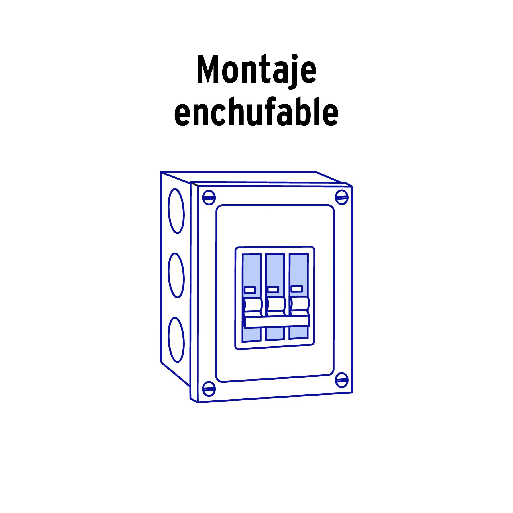 Interruptor de 3 polos 20A, enchufable, VOLTECK | IT-320 | 47514