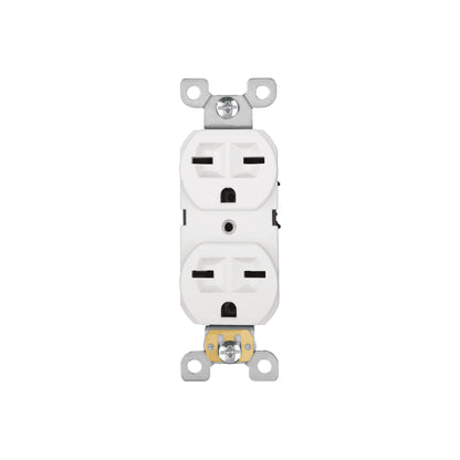 Contacto dúplex, cara de chino, Standard, blanco, Volteck | CODO-CHSB | 47722