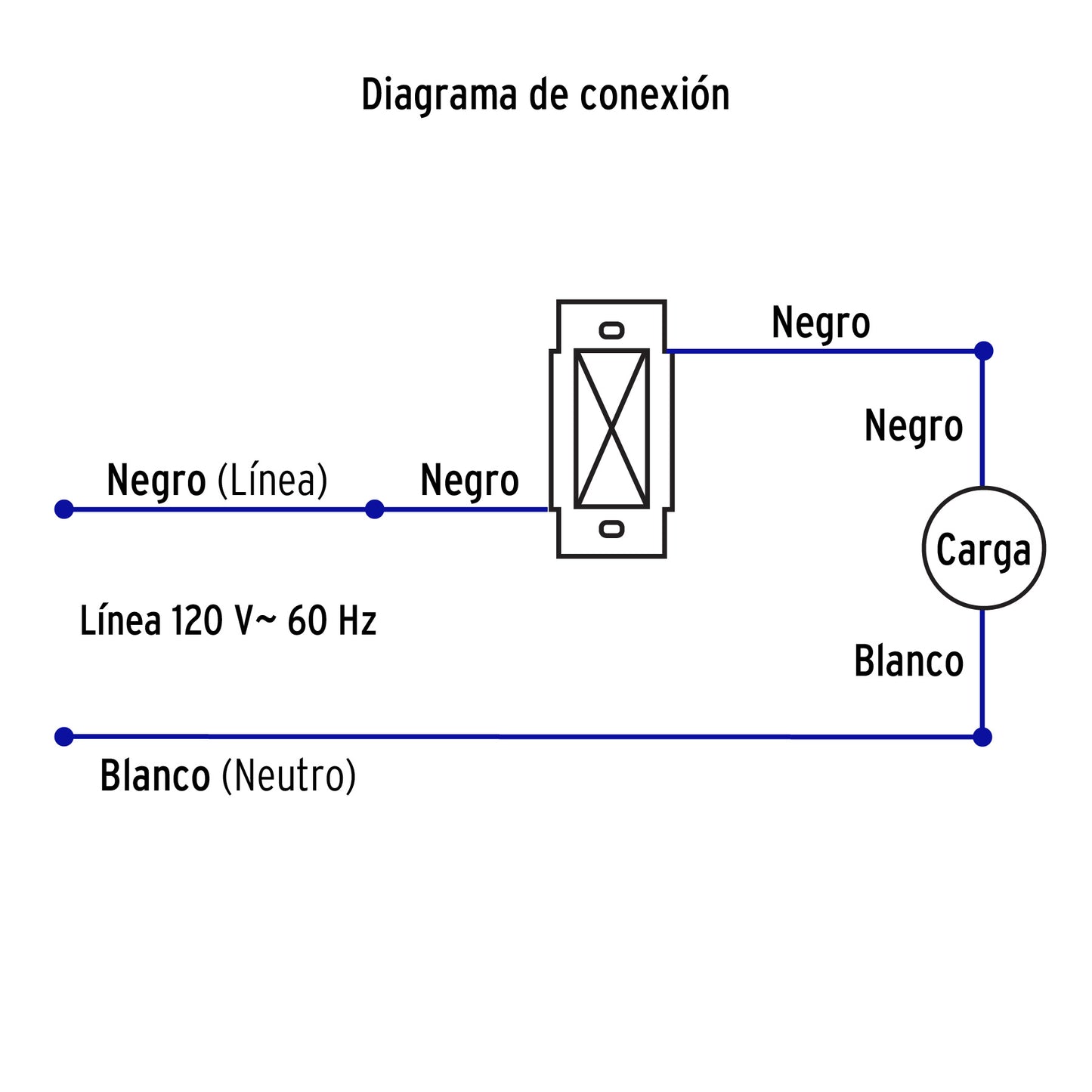 Atenuador de luz giratorio, Standard, blanco, Volteck | DIM-SB | 47723