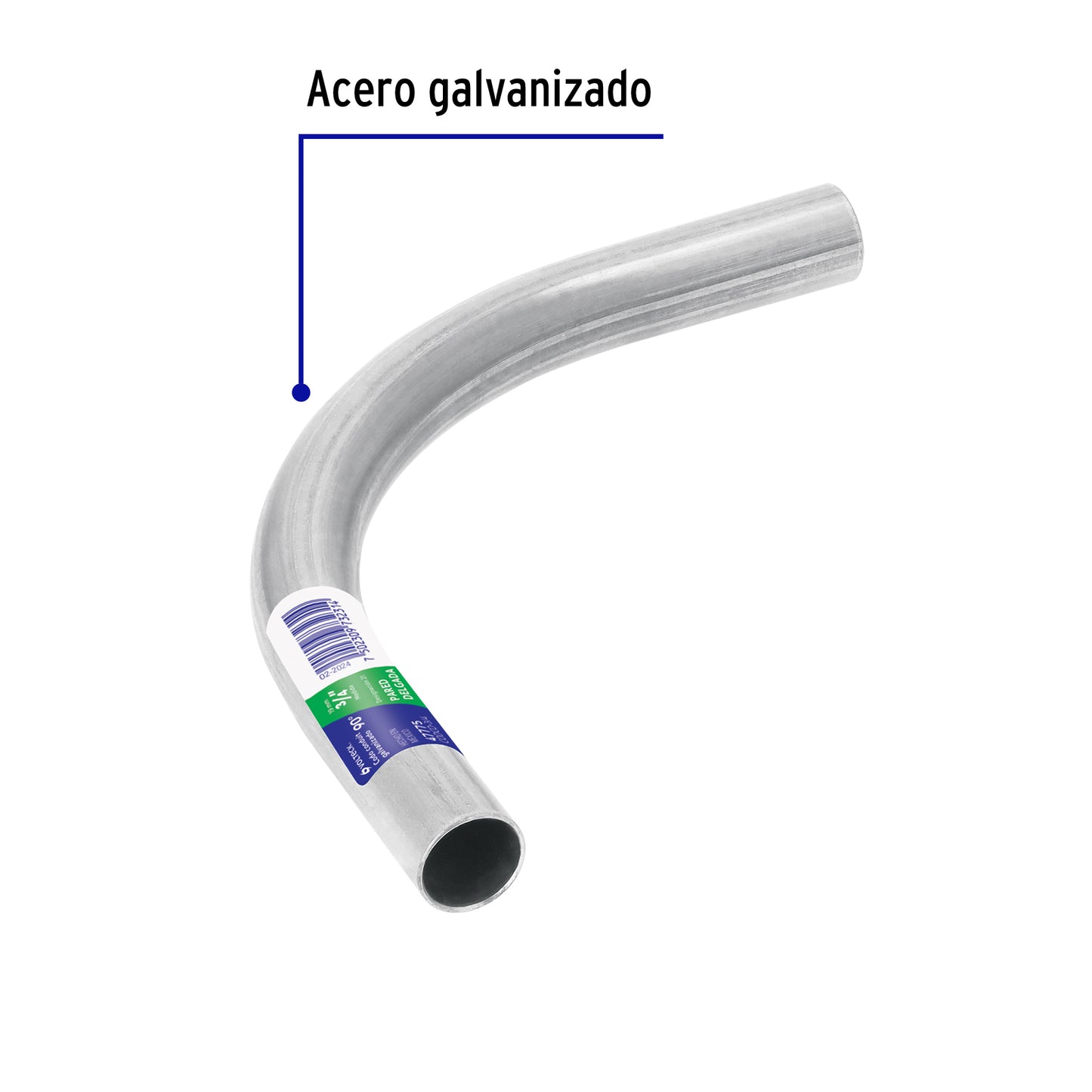 Codo Conduit 90° 3/4' pared delgada (1 mm), et. verde | CODCO-3/4 | 47775