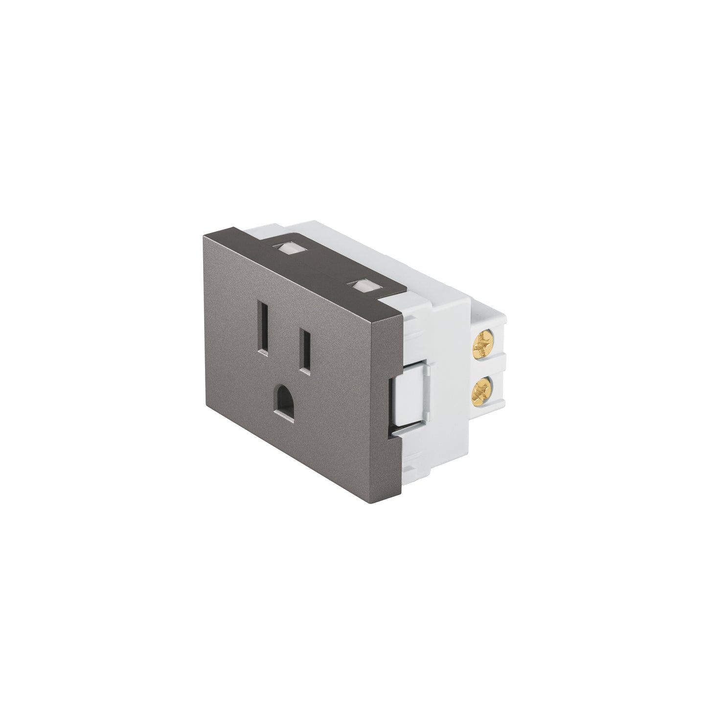 Contacto aterrizado acero inox de 1.5 módulos, línea Lisboa | COA15-LA | 47828