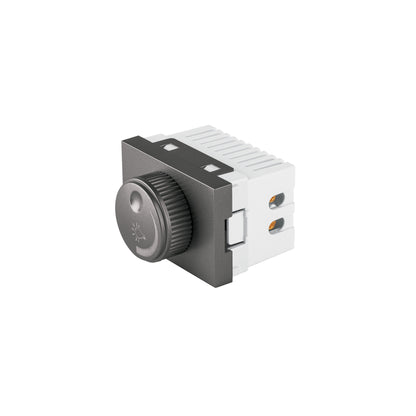 Dimmer giratorio acero inox de 1.5 módulos, línea Lisboa | DIM15-LA | 47833