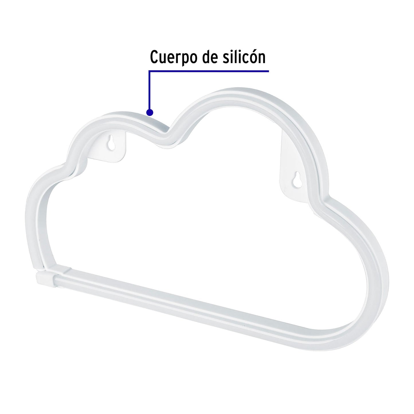 Luz de noche de LED nube neón, Volteck | LUZ-NN | 47868