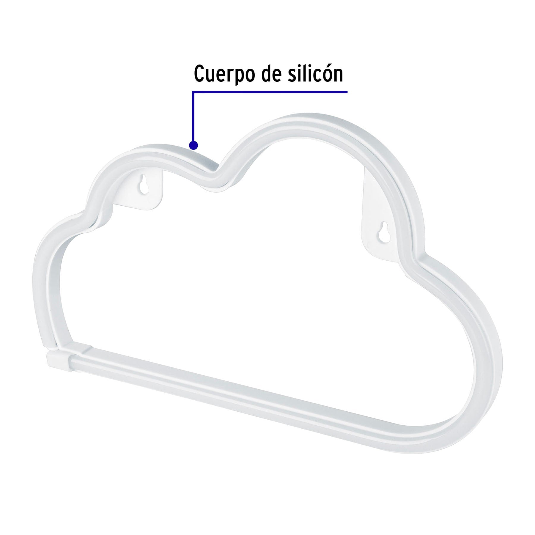 Luz de noche de LED nube neón, Volteck | LUZ-NN | 47868