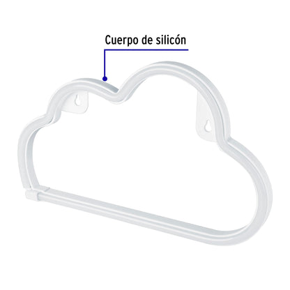 Luz de noche de LED nube neón, Volteck | LUZ-NN | 47868