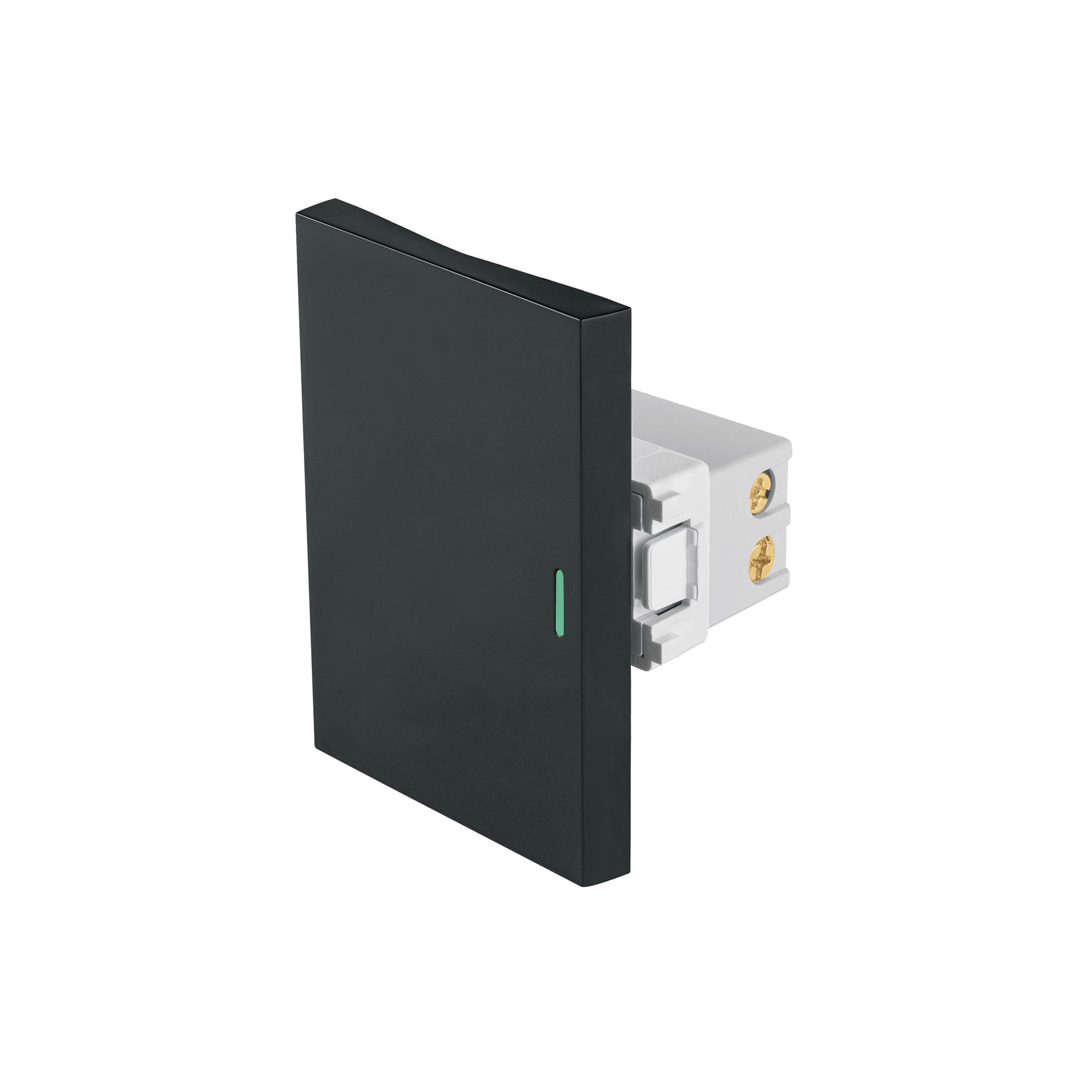 Interruptor de 3 vías negro de 3 módulos, línea Lisboa | APSE3-ELN | 47878