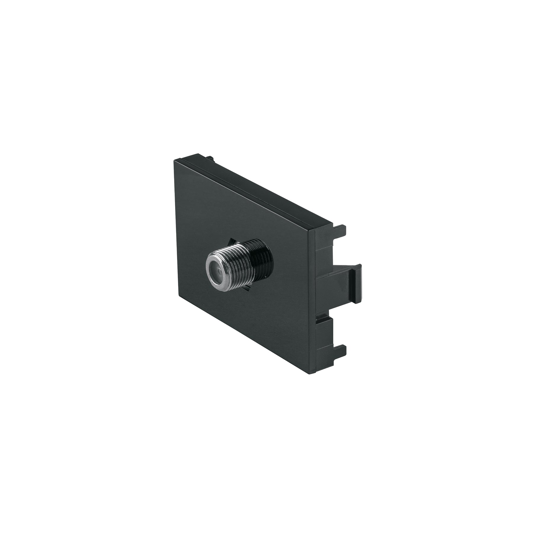 Toma de televisión negro de 1.5 módulos, línea Lisboa | TV15-LN | 47883