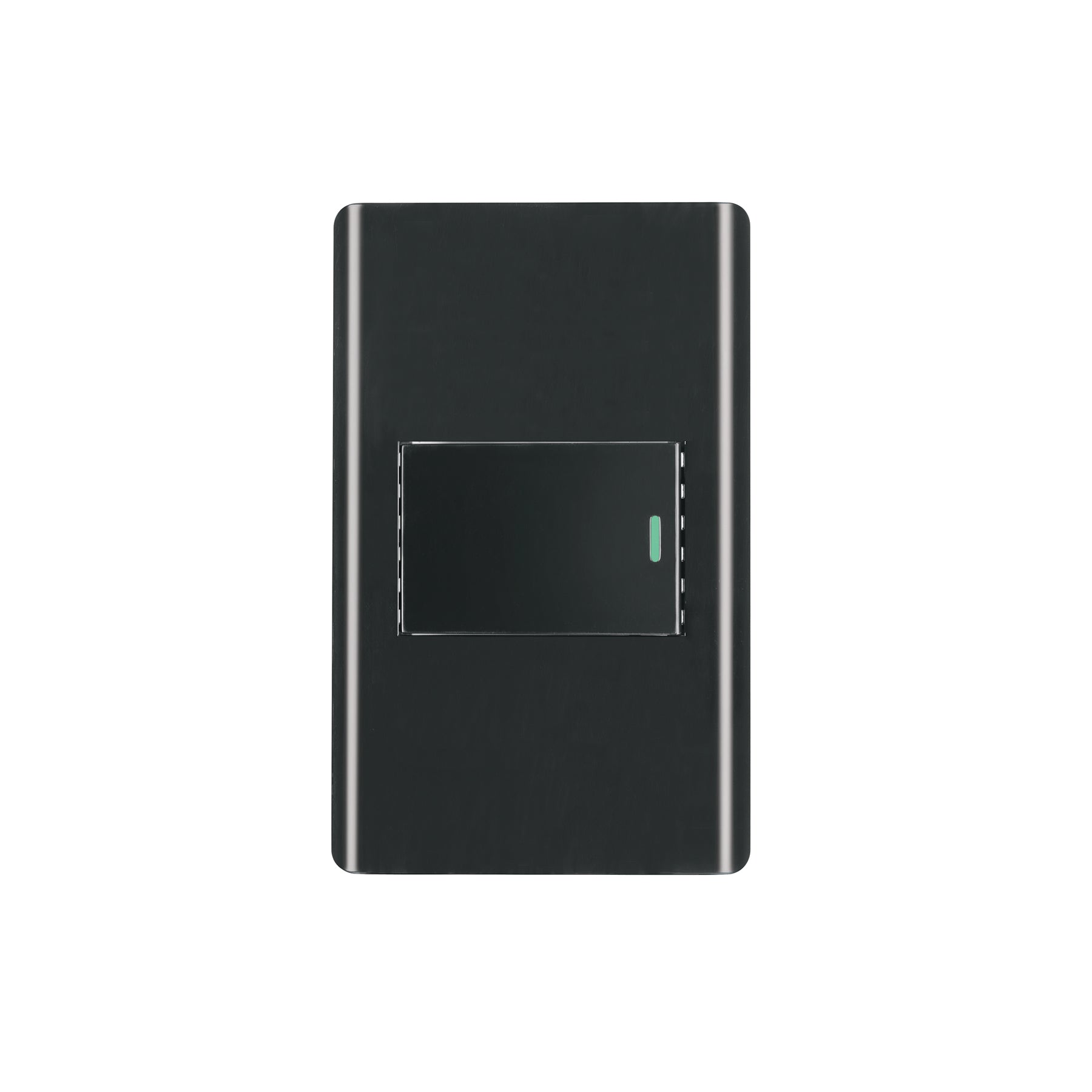 Placa armada negra 1 interruptor 1.5 módulos, Lisboa | PA-APSE15-LN | 47891