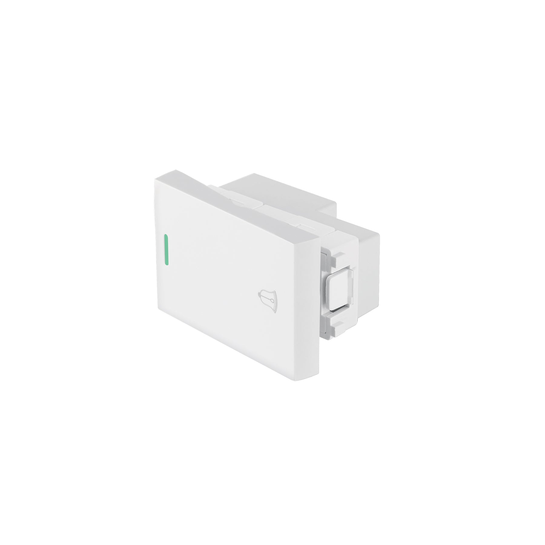 Interruptor para timbre blanco de 1.5 módulos, línea Lisboa | APTI15-LB | 47946