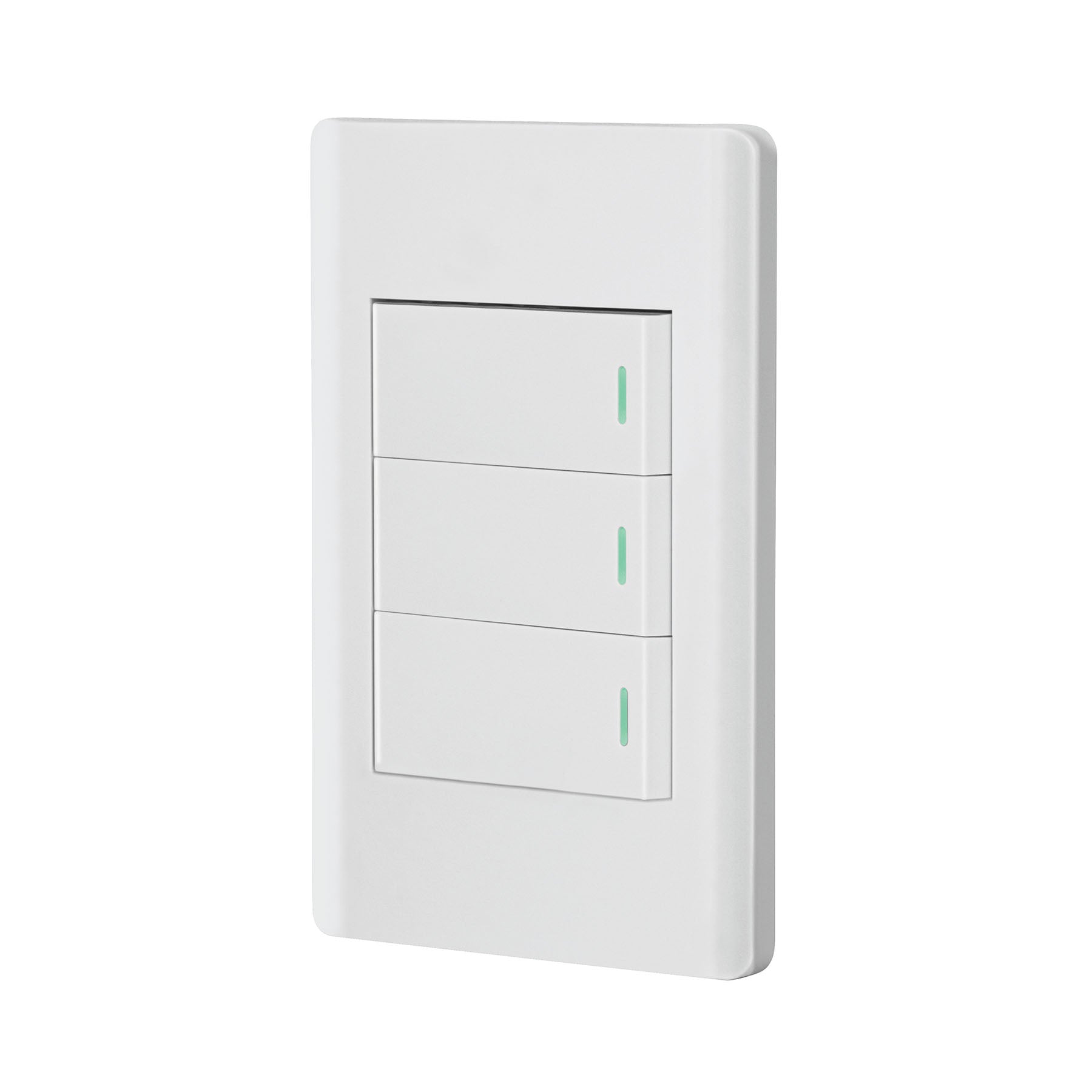 Placa armada blanca 2 interruptores 1 de 3 vías 1 mód, Lisbo | PA-APTR-ELB | 47957