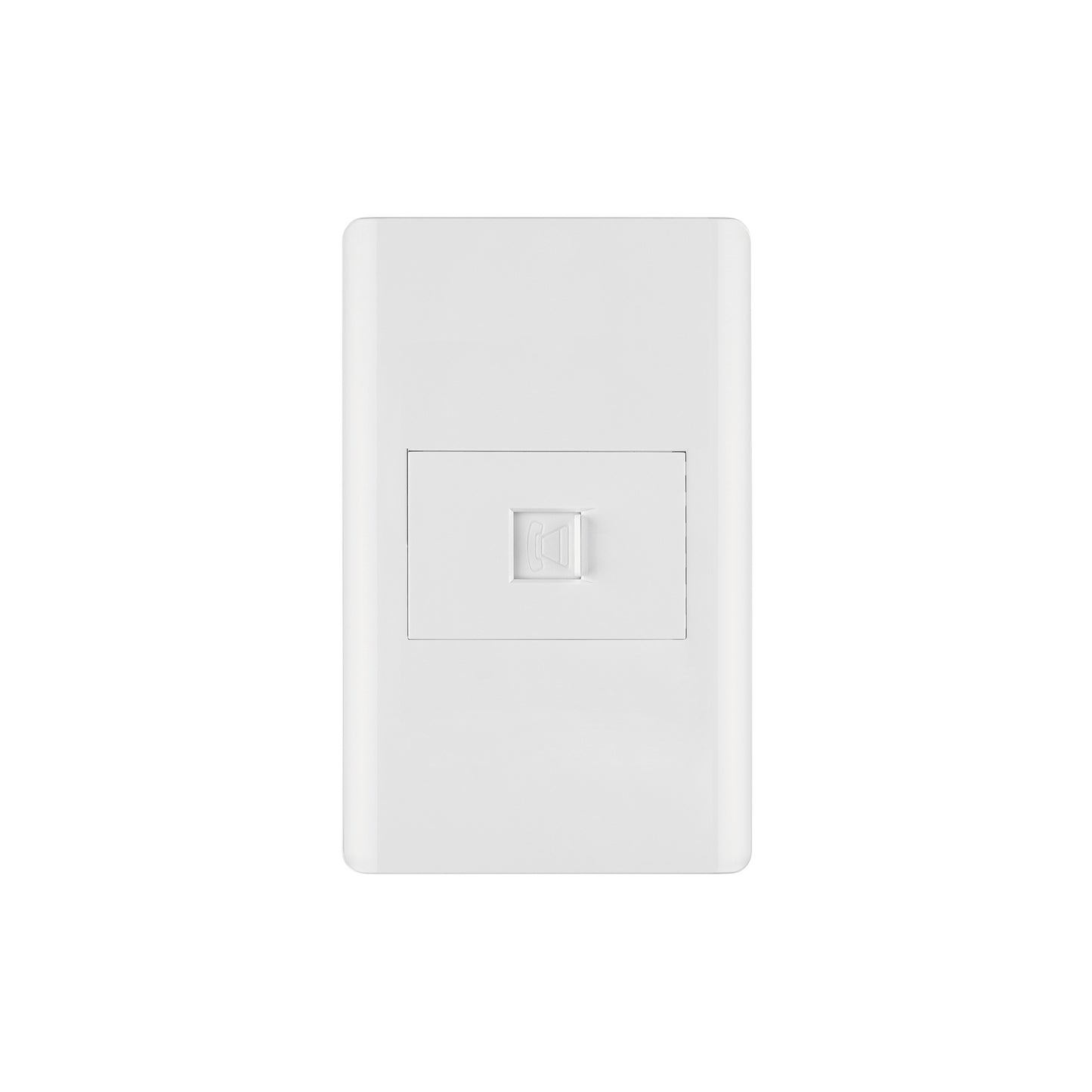 Placa armada blanca 1 toma para teléfono 1.5 mód, Lisboa | PA-TE-LB | 47964