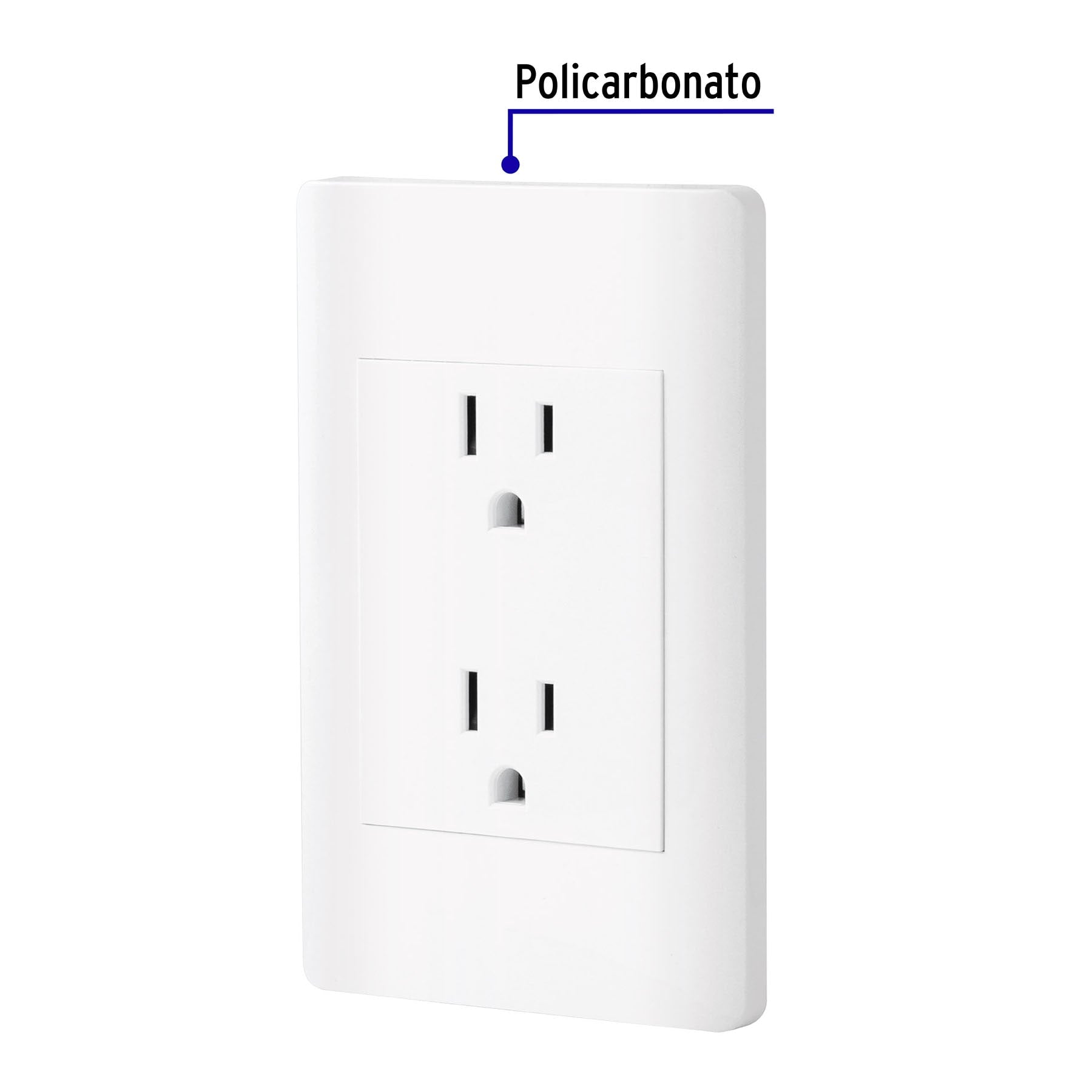 Placa armada blanca contacto dúplex 3 módulos, Lisboa | CODO-LB | 47969