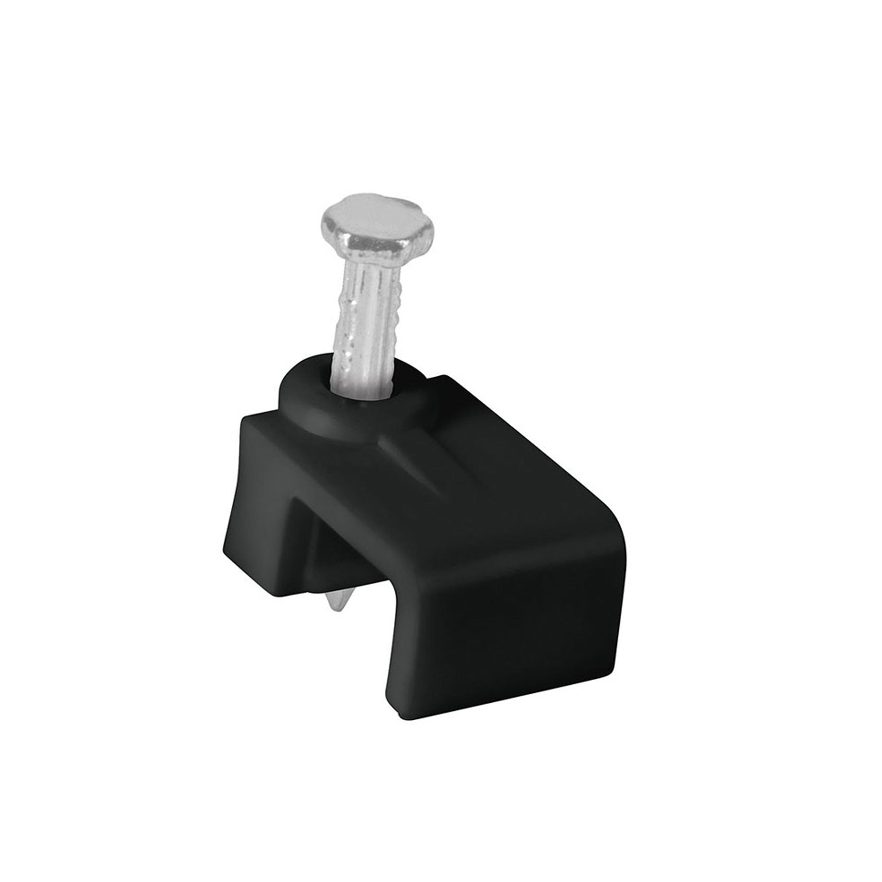 Bolsa con 20 grapas negras de 5 x 8.5 mm para cable plano | GPL-8N | 48034