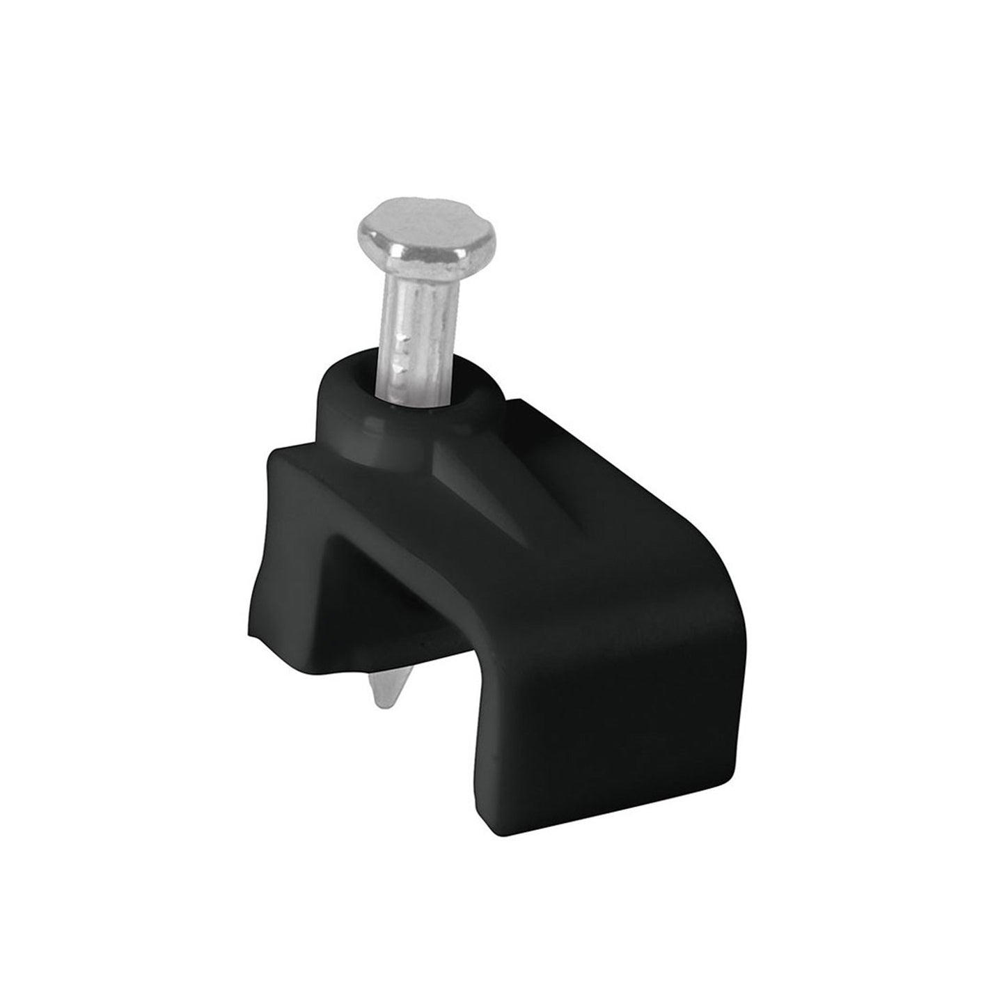 Bolsa con 20 grapas negras de 6 x 9.5 mm para cable plano | GPL-10N | 48035