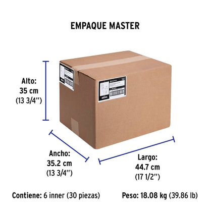 Extensión eléctrica de uso rudo 6 m 2x16 AWG, Volteck | ER-6X16 | 48044