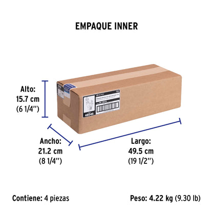 Extensión eléctrica de uso rudo 10 m 2x16 AWG, Volteck | ER-10X16 | 48046