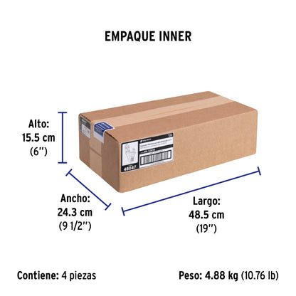 Extensión eléctrica de uso rudo 12 m 2x16 AWG, Volteck | ER-12X16 | 48047