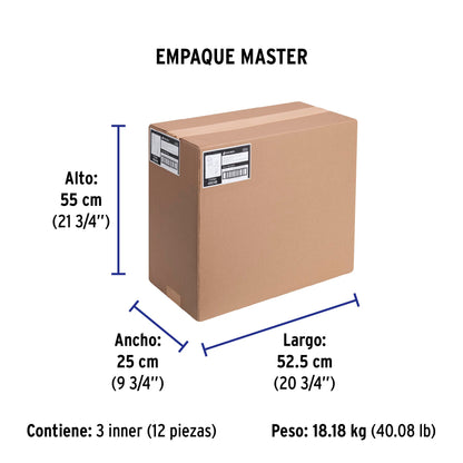 Extensión eléctrica de uso rudo 15 m 2x16 AWG, Volteck | ER-15X16 | 48048