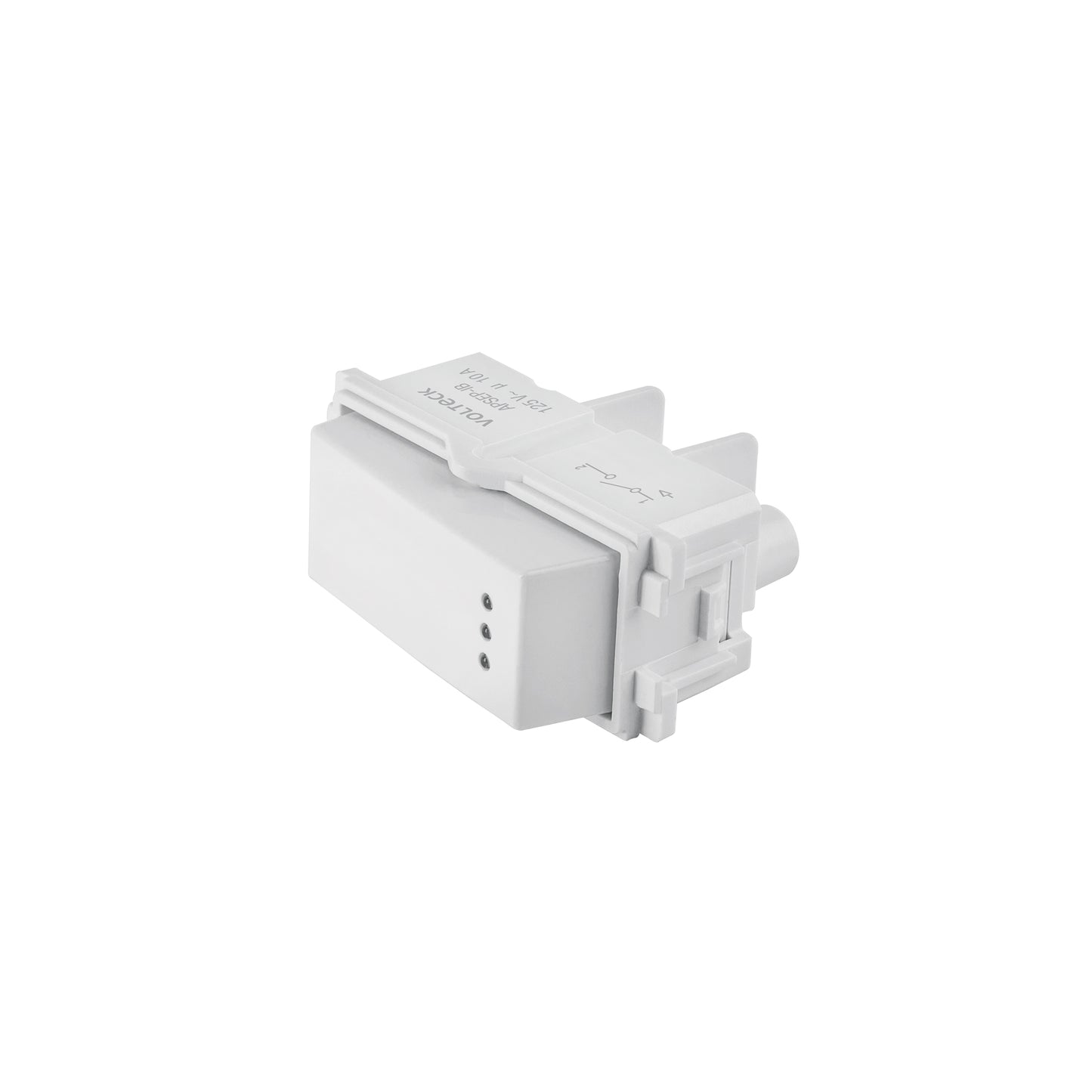 Interruptor sencillo con luz piloto, línea Italiana, blanco | APSEP-IB | 48053