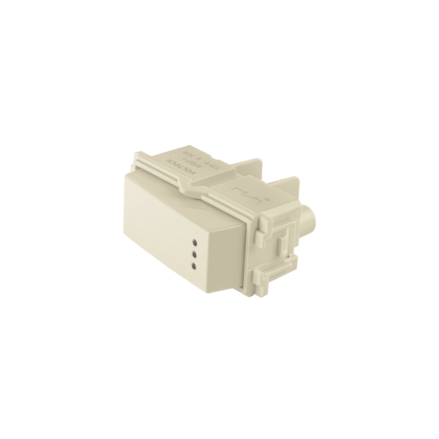 Interruptor sencillo con luz piloto, línea Italiana, marfil | APSEP-I | 48055