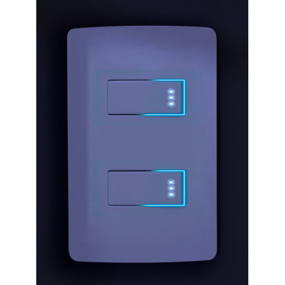 Interruptor de 3 vías con luz piloto, línea Italiana, marfil | APSEP-EI | 48056