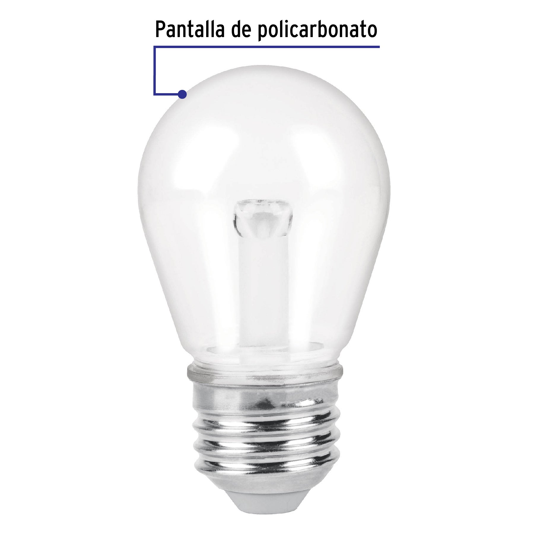Lámpara LED S14 sin filamento 1 W luz cálida, caja, Volteck | LED-10C | 48077