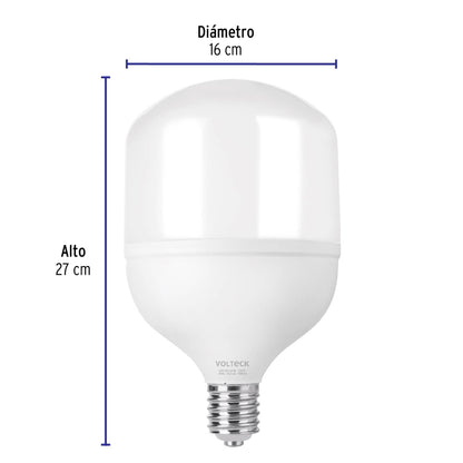 Lámpara LED alta potencia 60 W (equiv. 650 W), luz de día | LED-650 | 48078