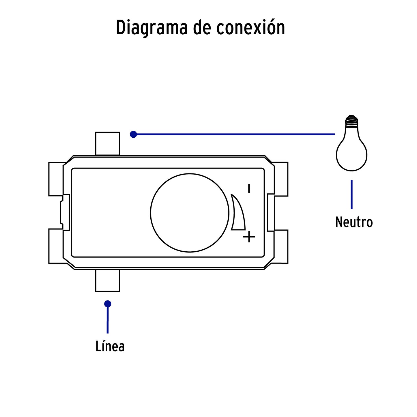 Dimmer giratorio, línea Italiana, marfil, Volteck | DIM-I | 48080
