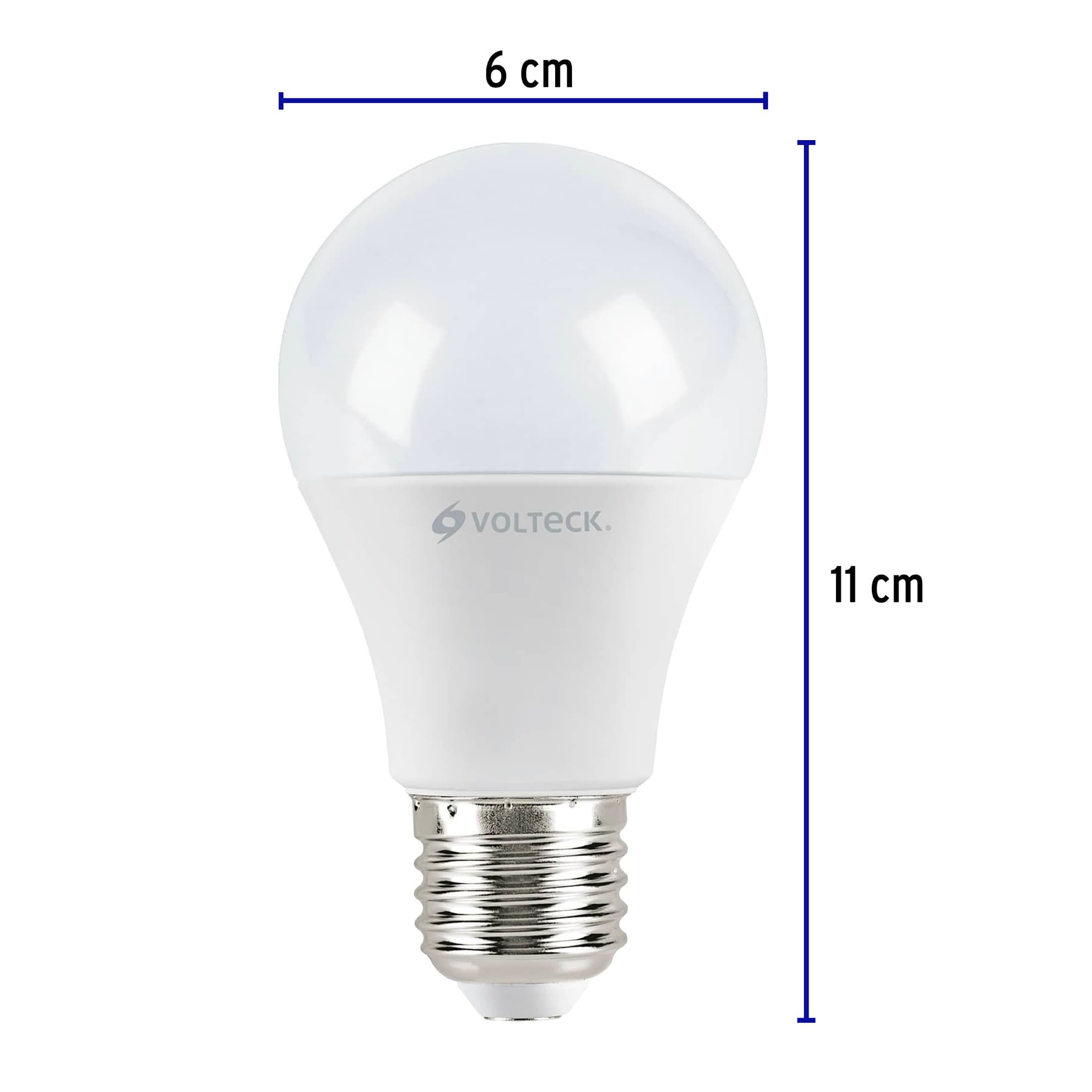 Pack de 4 lámparas LED A19 9 W (equiv. 60 W), luz cálida | LED-60CX4 | 48085