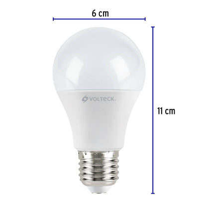 Pack de 4 lámparas LED A19 9 W (equiv. 60 W), luz cálida | LED-60CX4 | 48085