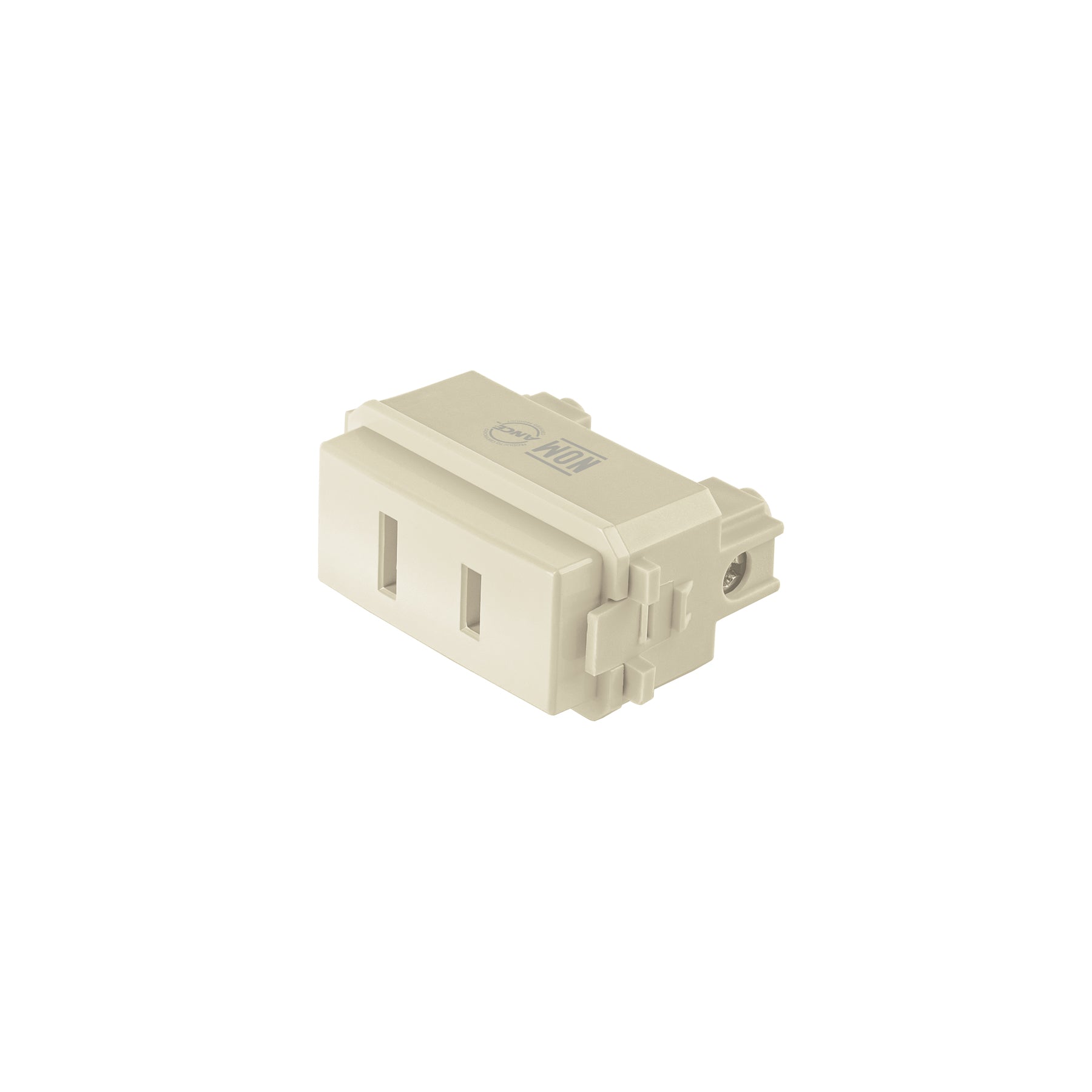 Contacto sencillo, 2 polos sin tierra, línea Italiana,marfil | CO-I | 48111