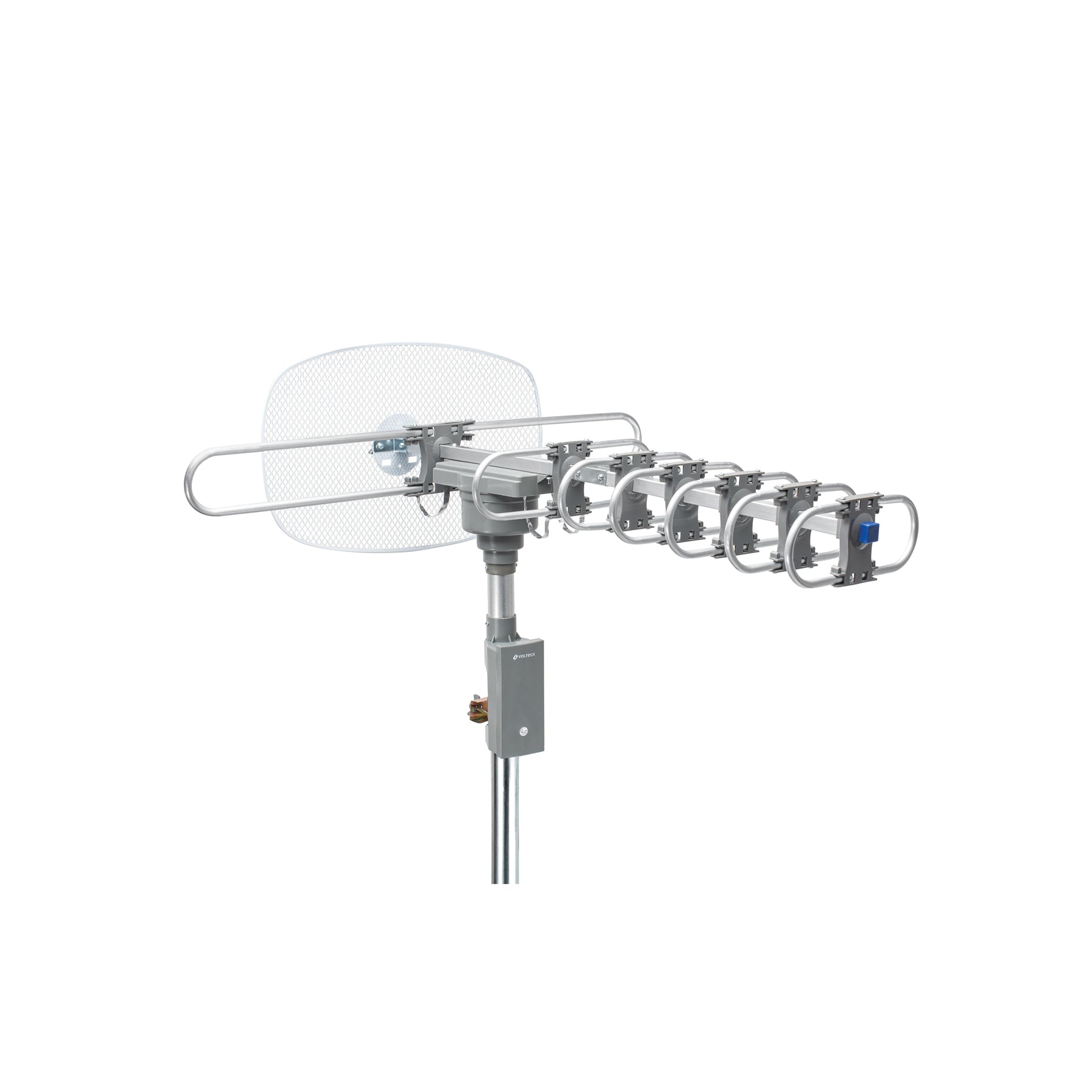 Antena aérea para TV HD, giratoria 360° con control y cable | ANGI-360B | 48114