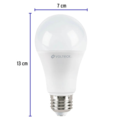 Pack de 4 lámparas LED A19 14 W (equiv. 100 W), luz de día | LED-100FX4 | 48128