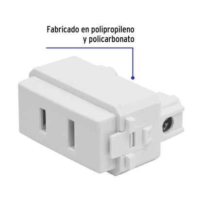 Contacto sencillo, 2polos, sin tierra, línea Italiana,blanco | CO-IB | 48135