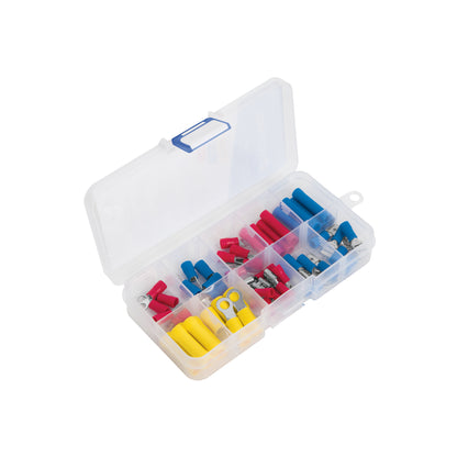 Juego de 55 terminales aisladas para cable, Volteck | TERA-K55 | 48142