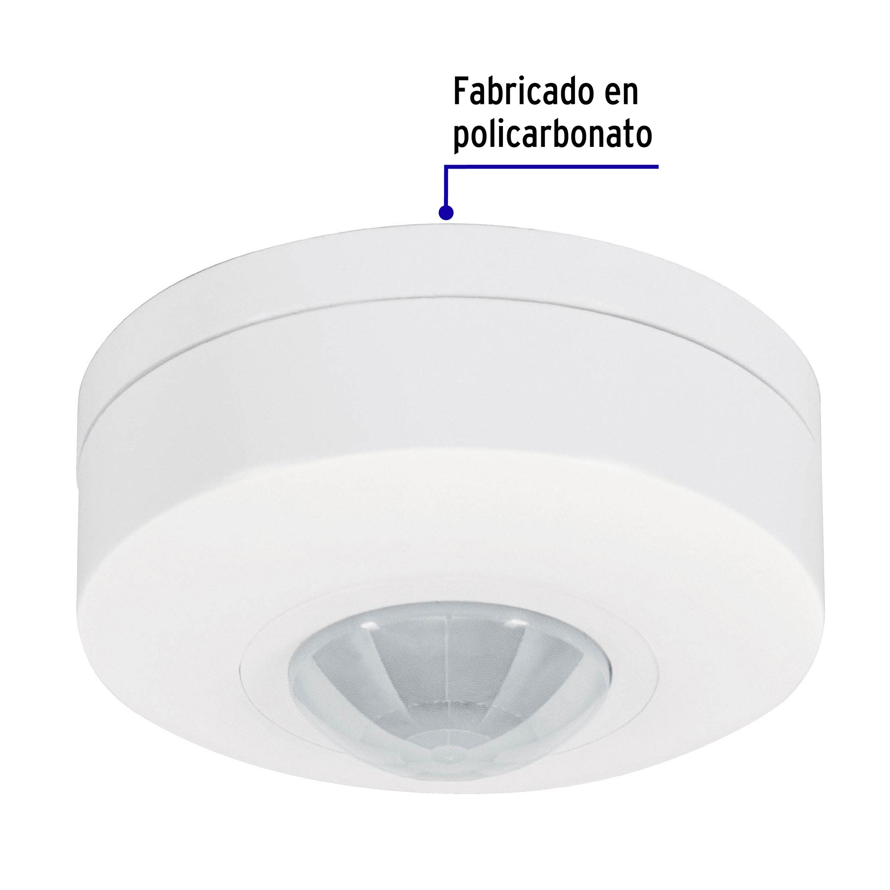 Sensor de movimiento para techo, alcance 6 m, Volteck | SEMO-6 | 48171