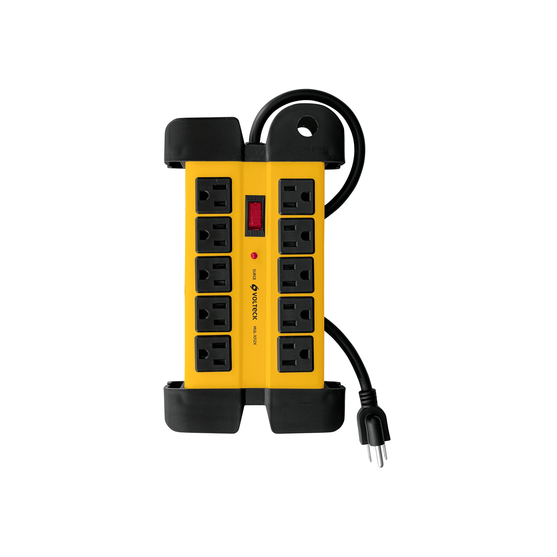 Multicontacto 14 AWG industrial supresor picos 10 entradas | MUL-1012X | 48190