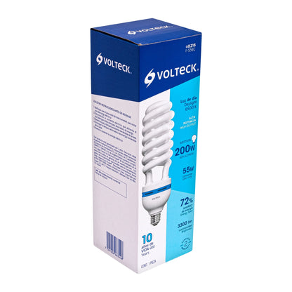 Lámpara espiral T5 55 W alta potencia luz de día, caja | F-55EC | 48216