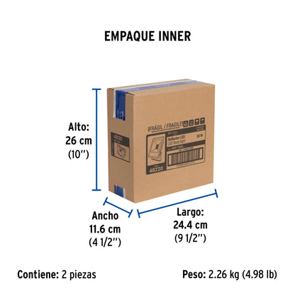 Reflector LED para exteriores 30W 6500K, VOLTECK | REF-302L | 48220