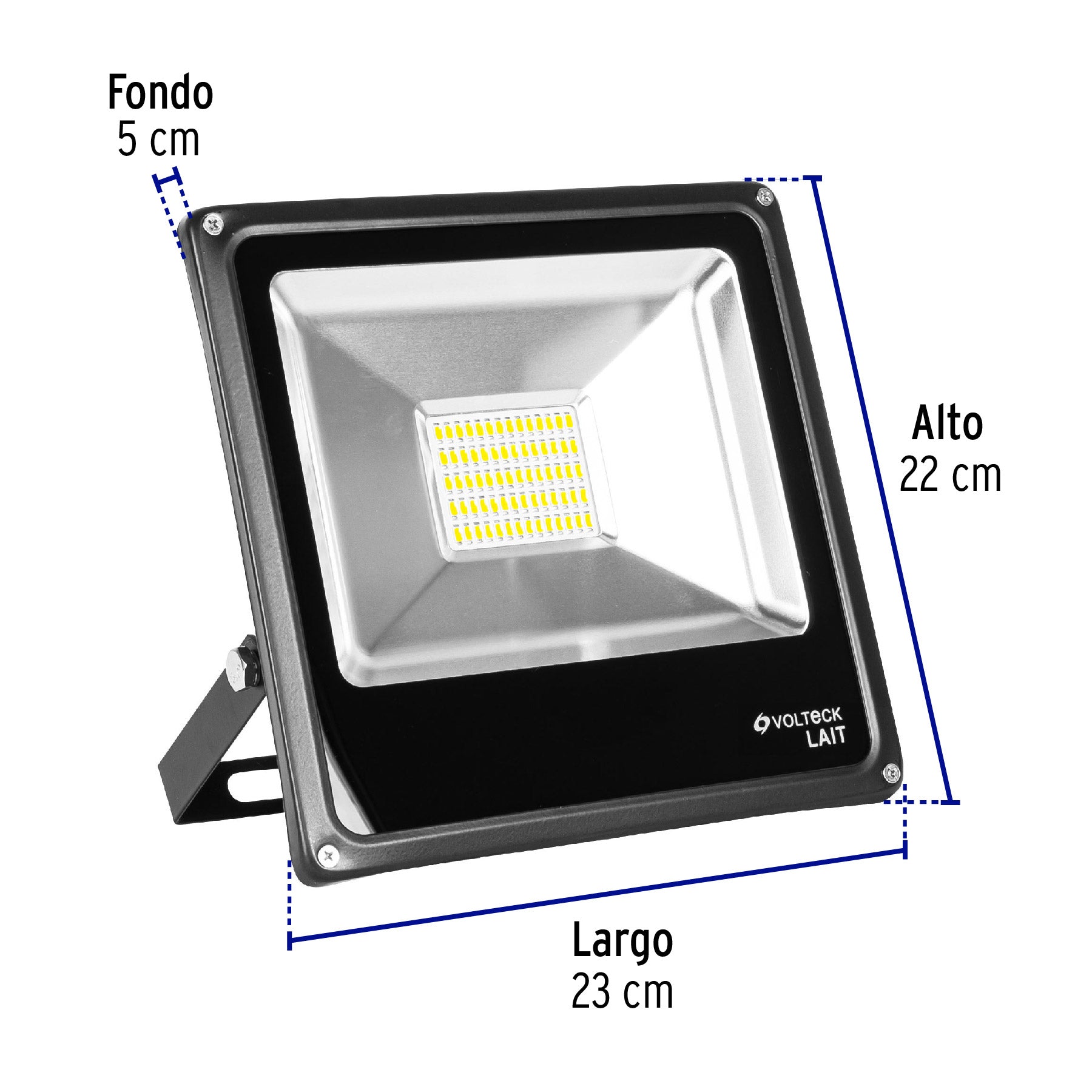 Reflector LED para exteriores 30W 6500K, VOLTECK | REF-302L | 48220