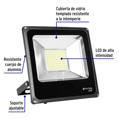 Reflector LED para exteriores 50W 6500K, VOLTECK | REF-303L | 48221