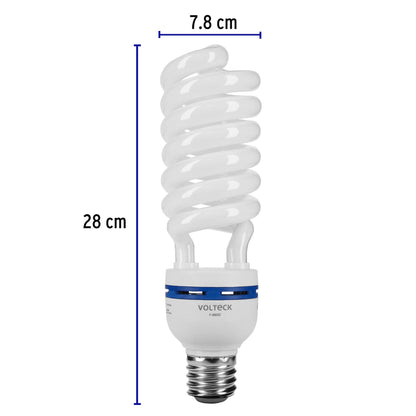 Lámpara espiral 65 W base mogul E39 220 V luz día, caja | F-65EXC | 48222