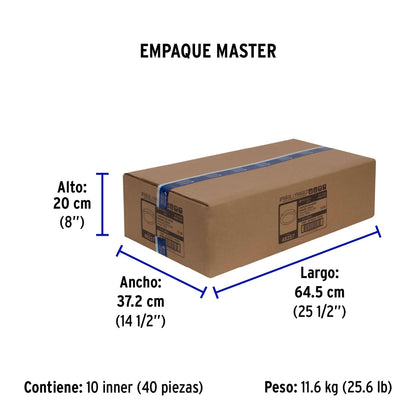 Luminario LED plafón 12W 3000K, redondo, blanco, VOLTECK | PLA-205LC | 48257
