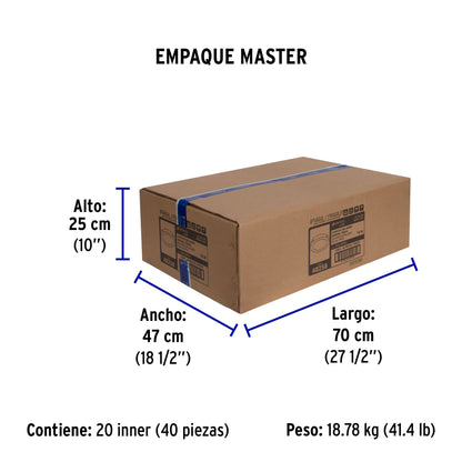 Luminario LED plafón18W 3000K, redondo, blanco, VOLTECK | PLA-207LC | 48258