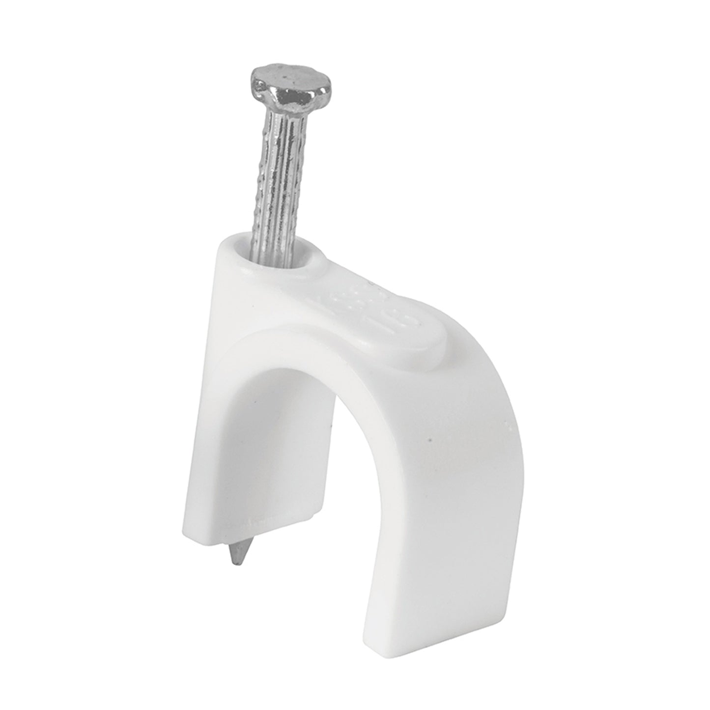 Bolsa con 20 grapas blancas de 16 mm para cable redondo | GCU-16B | 48276