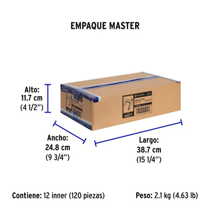 Bolsa con 20 grapas blancas de 3 x 6 mm para cable plano | GPL-5B | 48277