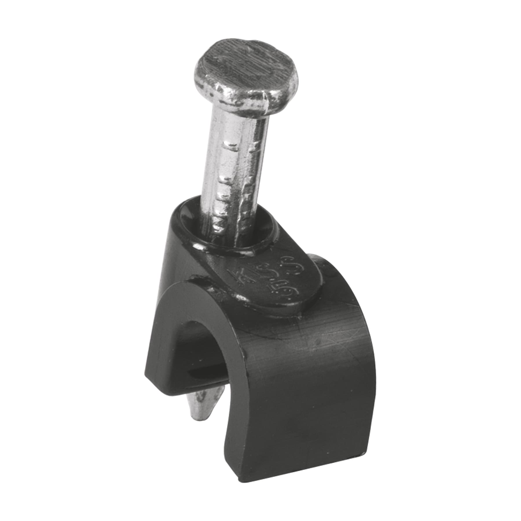 Bolsa con 20 grapas negras de 5 mm para cable redondo | GCU-5N | 48280