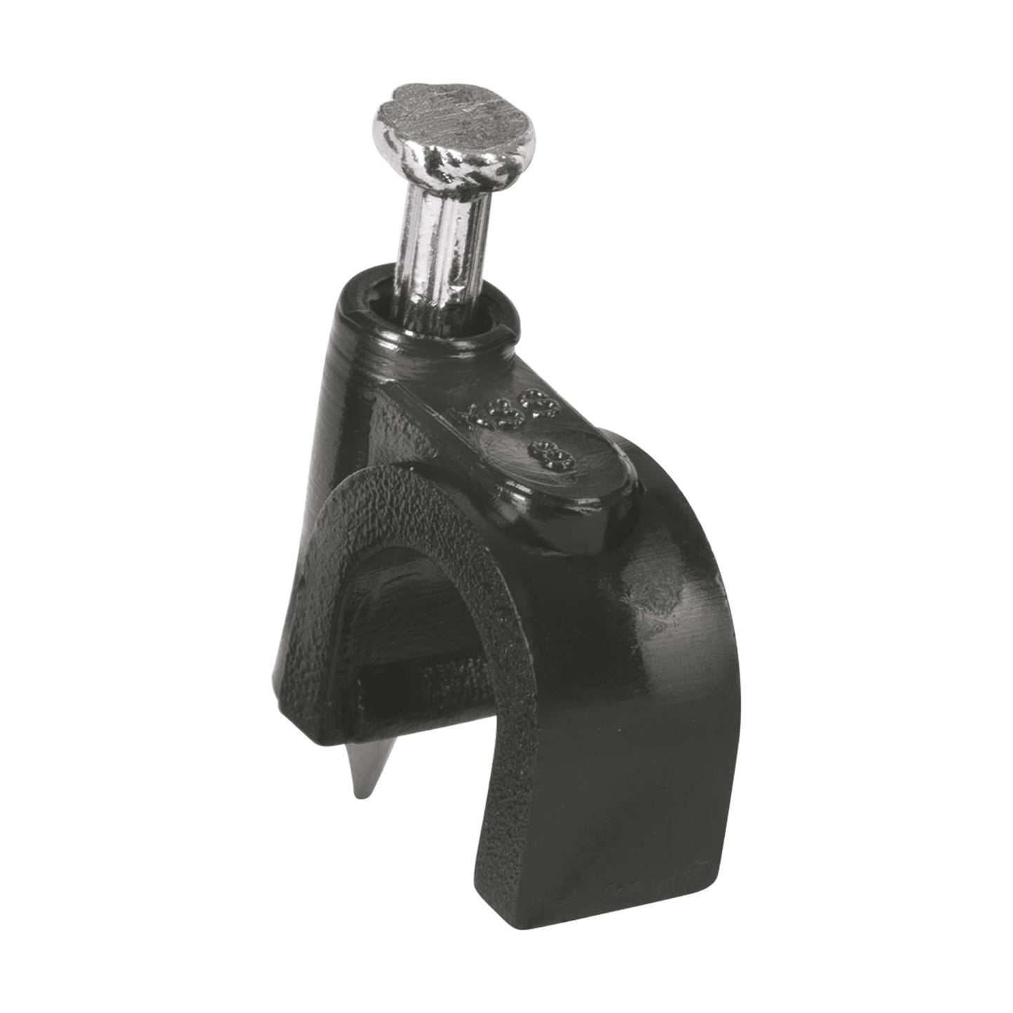 Bolsa con 20 grapas negras de 8 mm para cable redondo | GCU-8N | 48281